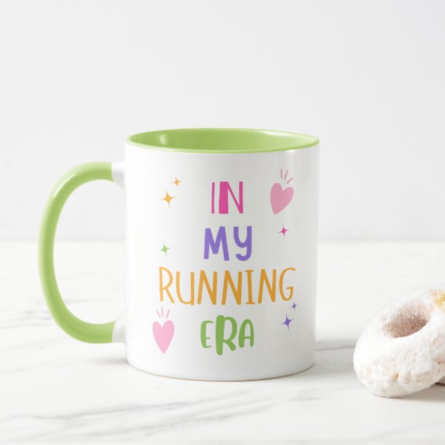 I min löpande era-skirt | Funny Springer Gifts Mugg (Med munk)