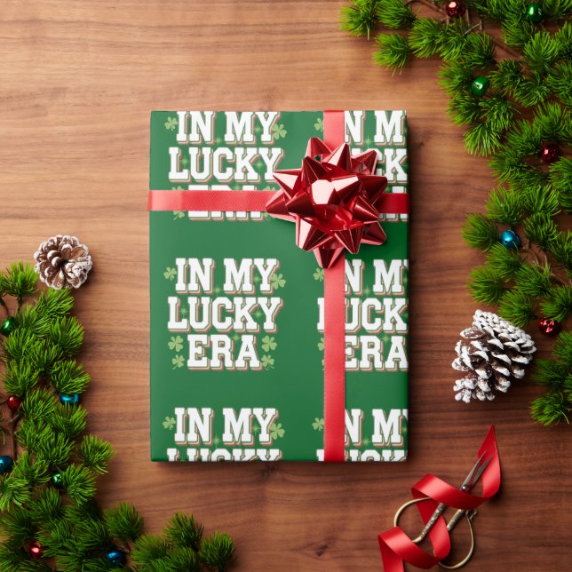 I min Lucky Era Saint patrick's day-familj Presentpapper (Julgåva)