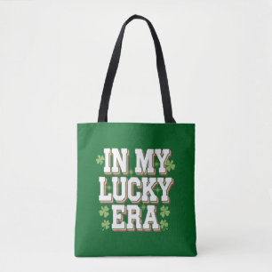 I Min Lyckliga Era Saint Patrick's Day Familjepåse Tygkasse
