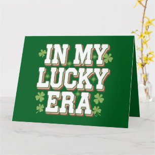 I min lyckliga era Saint Patrick's Day familjeppre Kort