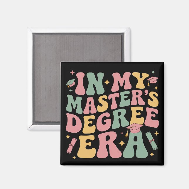 i min magisterexamenstid examen magisterexamen magnet (Front/Back)