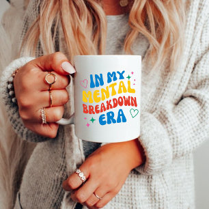 I min mentala nedbrytningsera era färglös kaffe Mu Kaffemugg