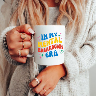 I min mentala nedbrytningsera era färglös kaffe Mu Kaffemugg