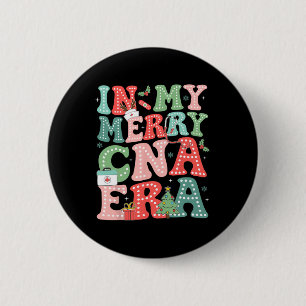 I min Merry Cna Era Groovy Nurse-Helgdag Knapp
