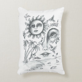 I min minds Öga-penna och Bläck Prydnadskudde