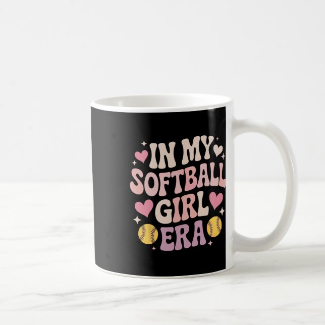 I Min Mjuka Flickepok Fastpitch Flicklag  Kaffemugg (Höger)
