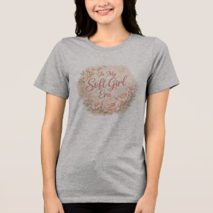 I Min Mjuka Flickepok T-Shirt Med Blommönster