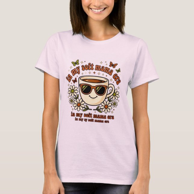 I Min Mjuka Mamma-era Retro T Shirt (Framsida)