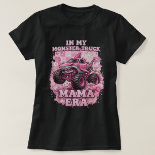 I Min Monsterbil Mama Era Rosa Haj Monster Truck T Shirt