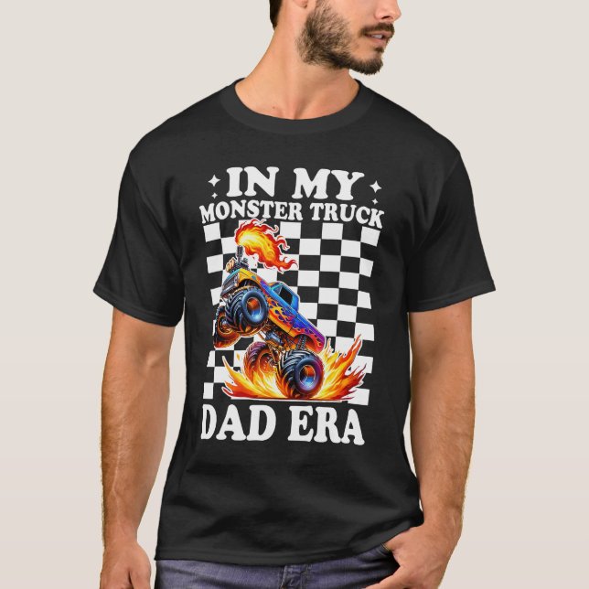 I Min Monsterbilspappas Era T Shirt (Framsida)