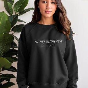 I min Morsa Era Anpassningsbar Mamma Crewnacke Jum T Shirt