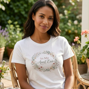 I Min Mosters Era Blommig Krans Syster Avslöjande T Shirt