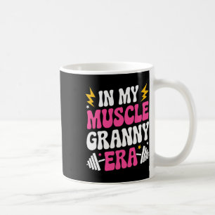 I min mucle Granny Era Funny Sport Grandma Gym Wo Kaffemugg