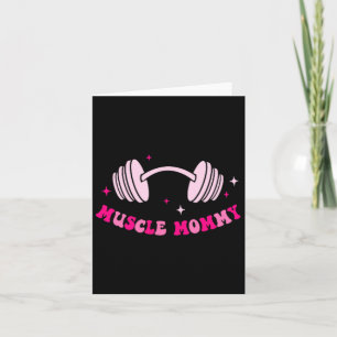 I min muskelgrupp Era Funny Gym Fitness 2 Sided Kort