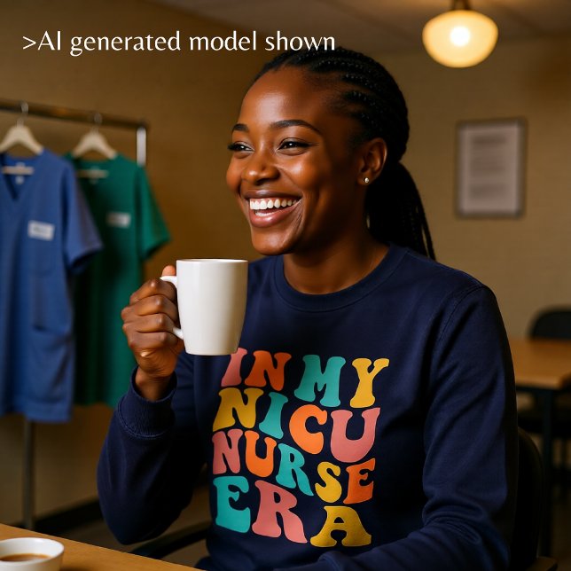 I min NICU-sjuksköterskeaera T Shirt (Retro NICU Nurse Era – Neonatal Nurse Groovy Sweatshirt)