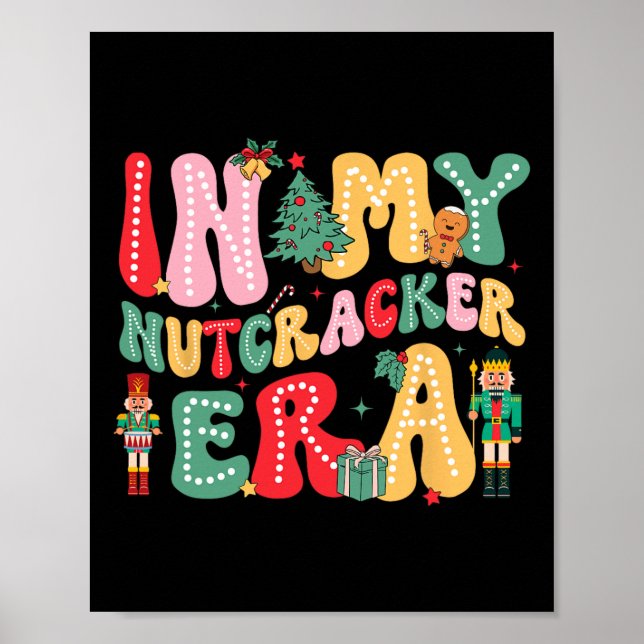 I min Nutcracker Era Rosa Nutcracker Squad Christm Poster (Framsidan)
