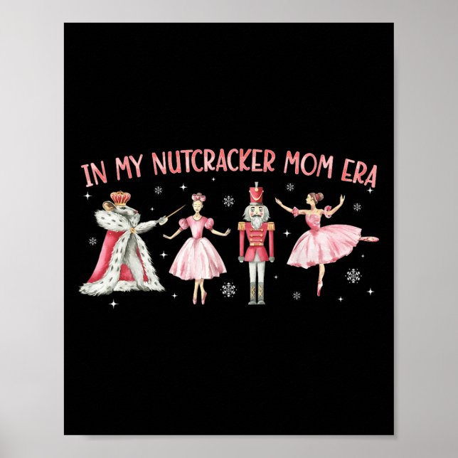 I min Nutcracker Mamma Era jul Julafton Helgdag Pa Poster (Framsidan)