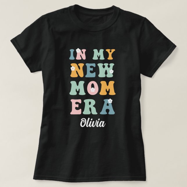 I min nya mammas första mors dag-gåva t shirt (Design framsida)