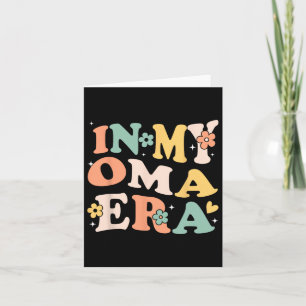 I Min Oma-era Roligt Sarksastisk Groovy Retro Mödr Kort