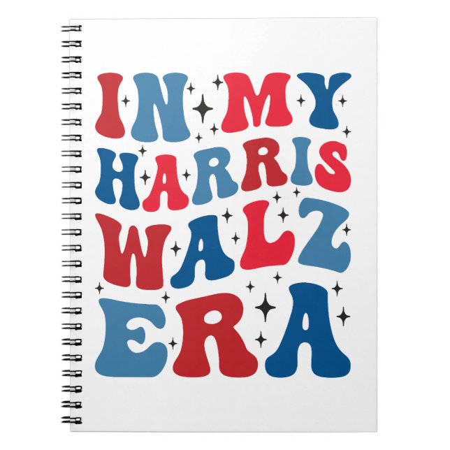 I min omröstning om valet till Harris Walz Era Kam Anteckningsbok (Framsidan)