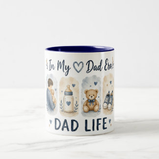 I Min Pappas Era Första Gången Pappa Blå Två-Tonad Mugg