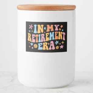 I Min Pensionärstid Jag Mat Etiketter