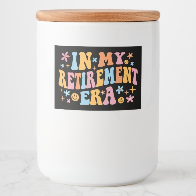 I Min Pensionärstid Jag Mat Etiketter (Framsida)