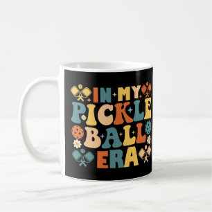 I min Pickleball Era Retro Groovy Kaffemugg