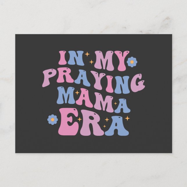 I min Praying Mamma Era Helg Vykort (Framsida)