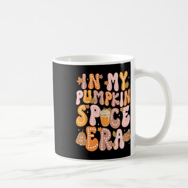 I min Pumpkin Spice Era, Funny Retro Fall Vibes Th Kaffemugg (Höger)