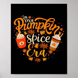 I min Pumpkin Spice Era, Funny Retro Fall Vibes Th Poster