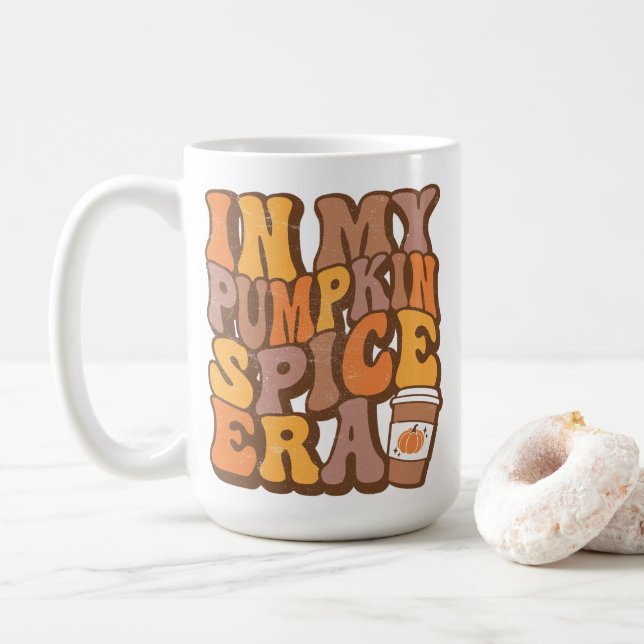 I min Pumpkin Spice Era | Pumpkin Spice Coffe Kaffemugg (Med munk)