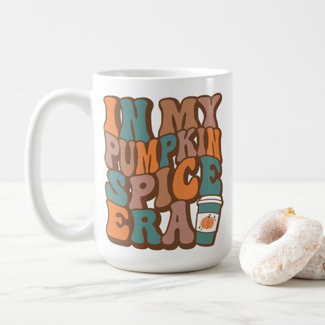 I min Pumpkin Spice Era | Pumpkin Spice Coffe Kaffemugg (Med munk)