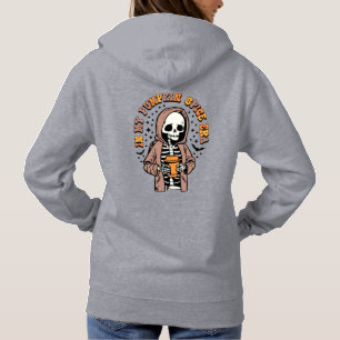 I min Pumpkin Spice Era   Skeleton   Framsida och  T Shirt