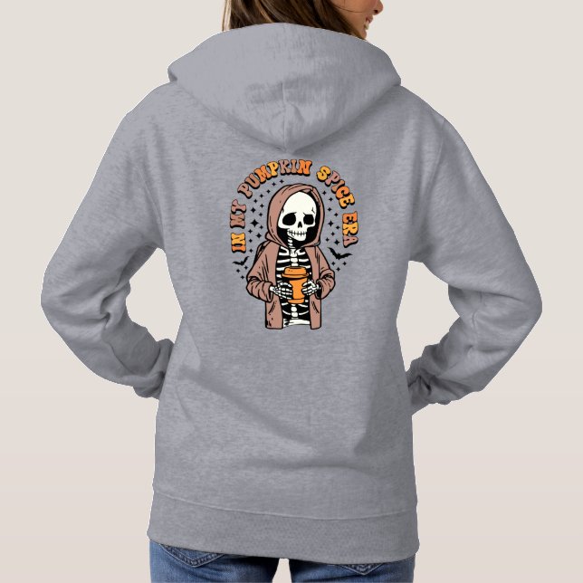 I min Pumpkin Spice Era | Skeleton | Framsida och  T Shirt (Baksida)