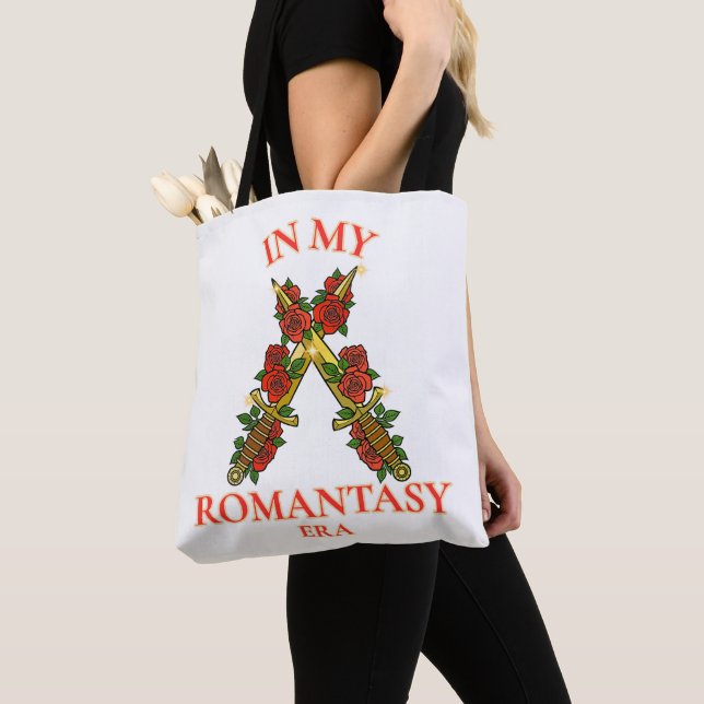 I Min Romantasy-era Korsade Dolkar Rosduk Tygkasse (Närbild)