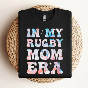 I Min Rugby Mamma Era Färgglada Rugby Mamma T Shirt