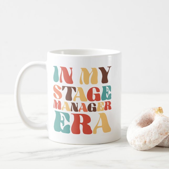 I min scenchevde-era retro stil kaffemugg (Med munk)