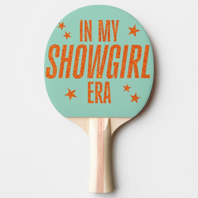 I min Showgirl Era Pingisracket (Framsidan)