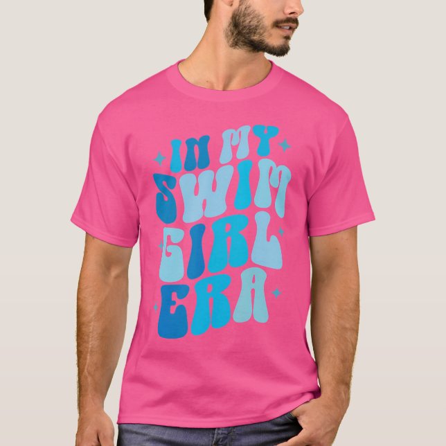 I min Simma Girl Era Swimming Swimmer Simma Women T Shirt (Framsida)