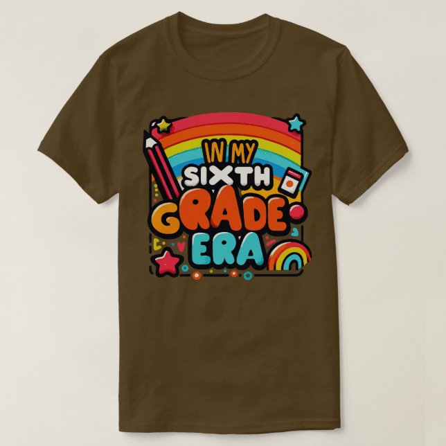I min sjätte Klass-era T Shirt (Design framsida)