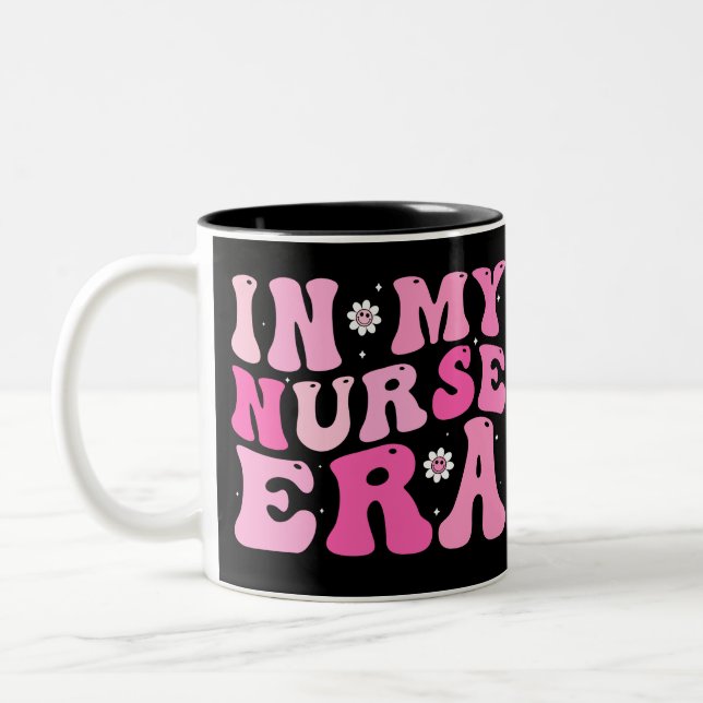 I min sjukliga era, Lung Nurse Gift Två-Tonad Mugg (Vänster)