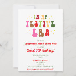 I min sluttid, Trendiget jul 30års födelsedag Inbjudningar