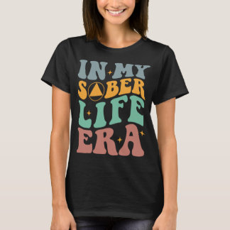 I min sober Life Era Retro Groovy Funny Sobriety M T Shirt