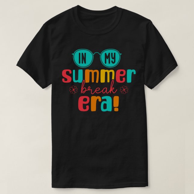 I min sommarBreak Era, ynka sommarklocka V T Shirt (Design framsida)