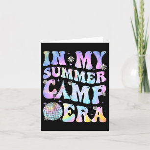 I min sommarCamp Era Camping Tie Dye förra dagen Kort