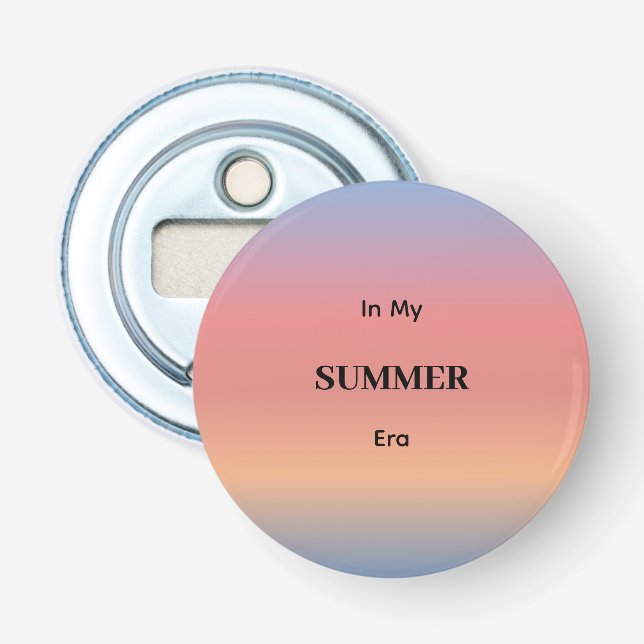 I Min Sommartera Gradient Soluppgångsfärg Flasköppnare (Framsidan)