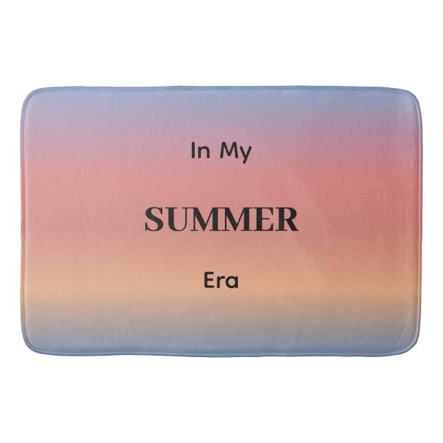 I Min Sommertid Era Gradient Soluppgångsfärg Badrumsmatta (Framsidan)