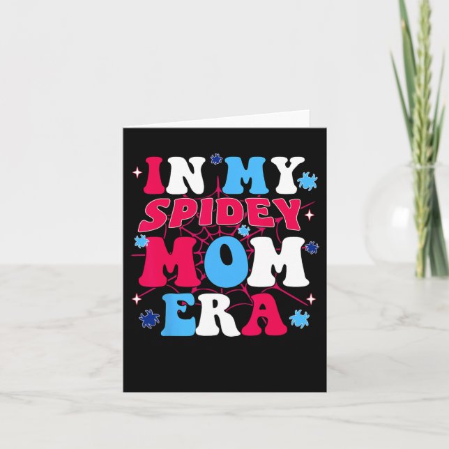I min Spidey Mamma Mors dag Kort (Framsida)