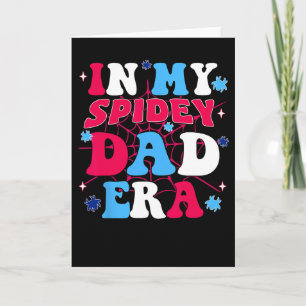 I Min Spidey Pappa Era Groovy Stil Roligt Pappa Pr Kort